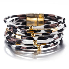 Load image into Gallery viewer, Leopard Leather Bracelet