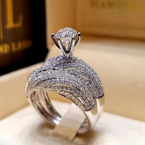 Dazzling Silver Ring