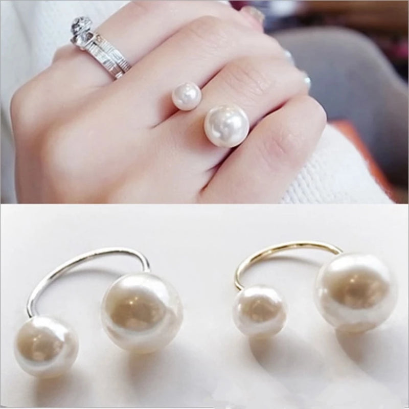 Pearl Adjustable Ring