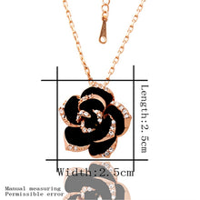 Load image into Gallery viewer, Rose Flower Enamel Jewelry Set