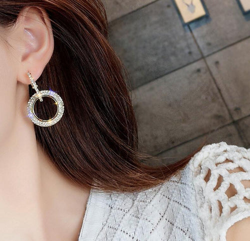 High-grade Round Earrings