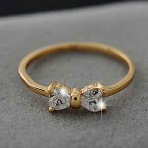 Crystal Bow Ring