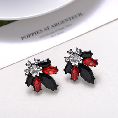 Antique Rhinestone Earrings