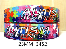 Load image into Gallery viewer, Autism Awareness Printed Polyester Ribbon