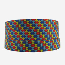 Load image into Gallery viewer, Autism Awareness Printed Polyester Ribbon