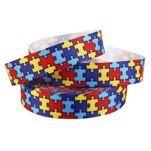 Load image into Gallery viewer, Autism Awareness Printed Polyester Ribbon