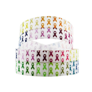 Autism Awareness Printed Polyester Ribbon