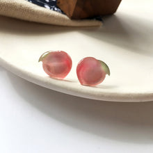 Load image into Gallery viewer, Cherry Fruit Shaped Drop Earrings