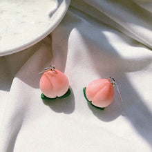 Load image into Gallery viewer, Cherry Fruit Shaped Drop Earrings