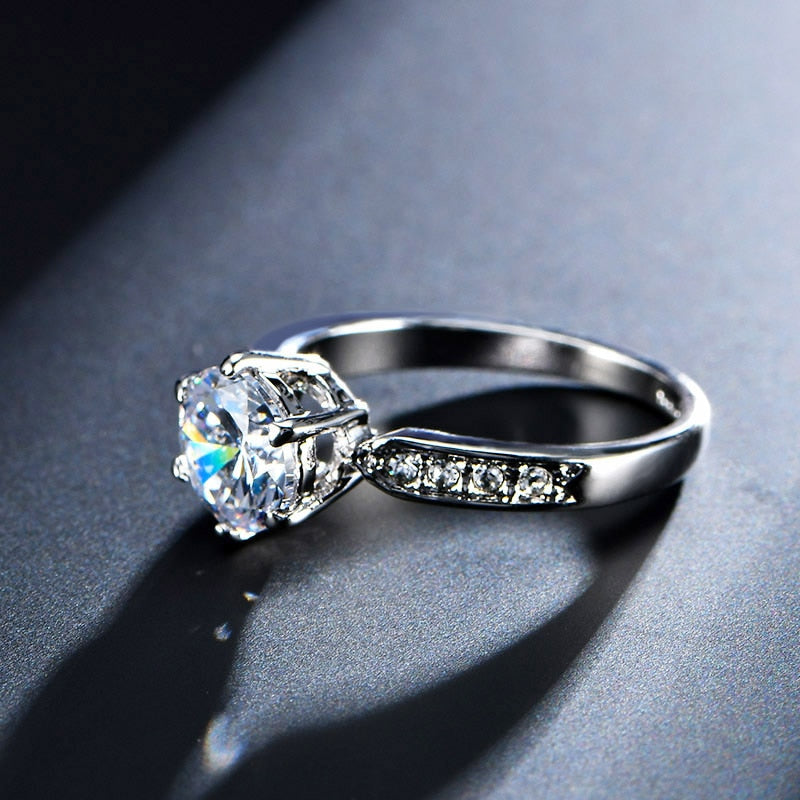 Zircon Engagement Ring