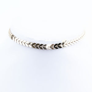 Leaves Chain Choker Necklace