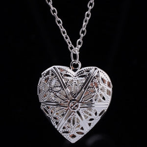 Hollow Heart Pendant Necklace