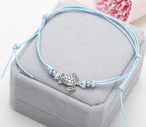 Turtle Shaped Charm Anklet