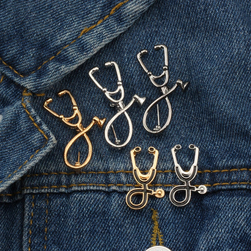 Stethoscope Brooch