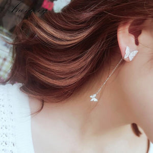 Dazzling Micro Butterfly Earrings