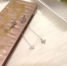 Load image into Gallery viewer, Dazzling Micro Butterfly Earrings