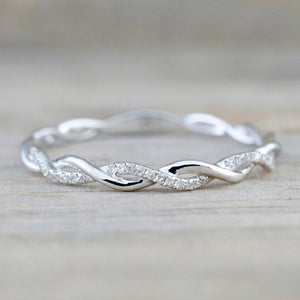 Twist Rope  Finger Ring