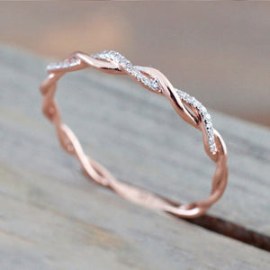 Twist Rope  Finger Ring