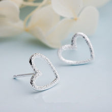 Load image into Gallery viewer, Heart Stud Earrings