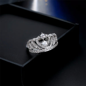 Crown Zircon Ring