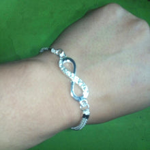 Load image into Gallery viewer, Rhinestone Infinity Bracelet