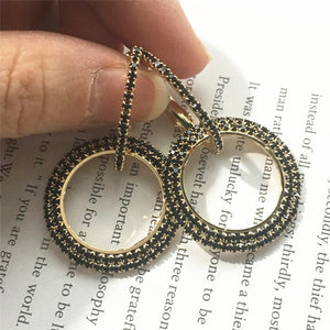 High-grade Round Earrings