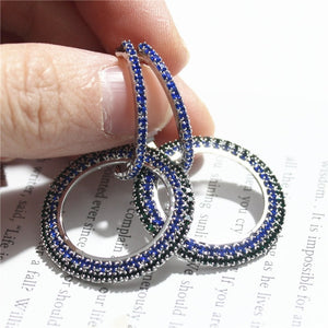 High-grade Round Earrings