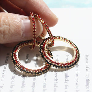 High-grade Round Earrings