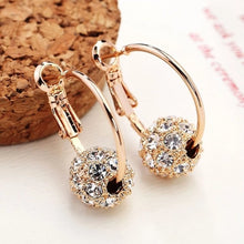 Load image into Gallery viewer, Crystal Ball Earrings