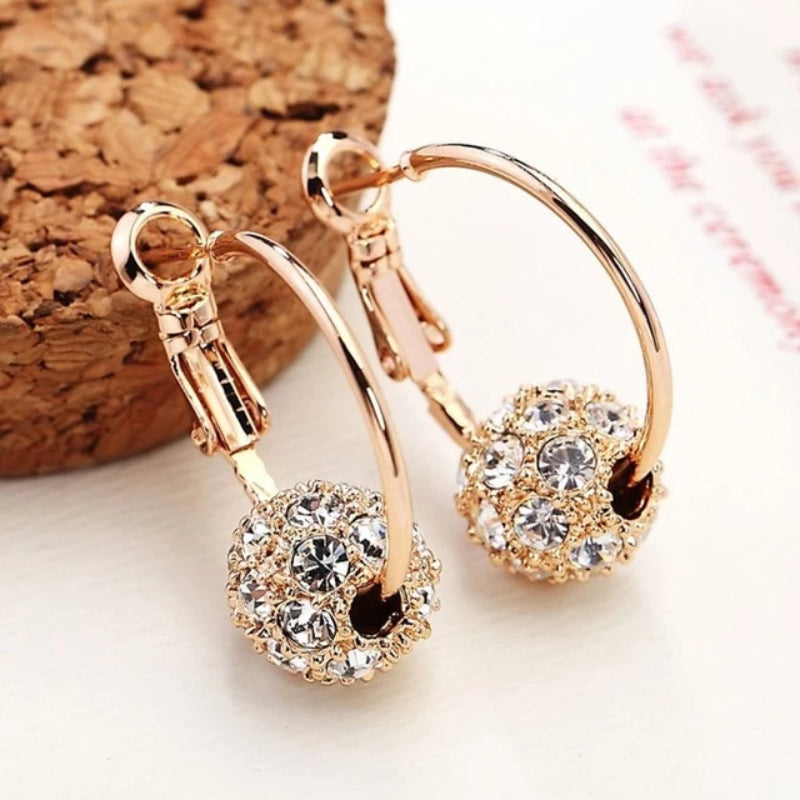 Crystal Ball Earrings