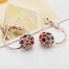 Load image into Gallery viewer, Crystal Ball Earrings