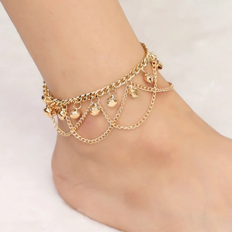 Bells Sound Metal Anklet