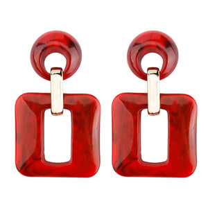 Acrylic Drop Earrings