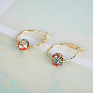 Crystal Ball Earrings