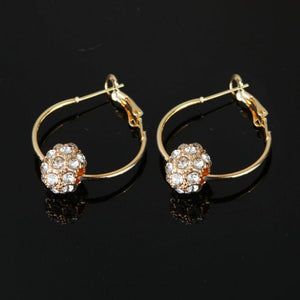 Crystal Ball Earrings