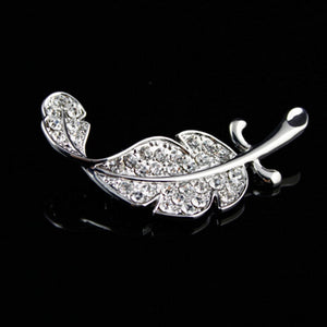 Feather Pin Brooch