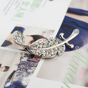 Feather Pin Brooch