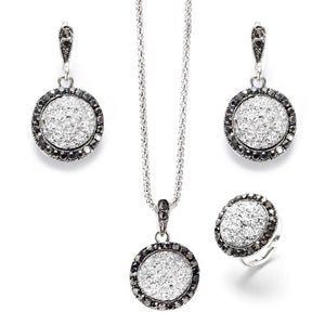 Round Stone Jewelry Set