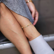 Load image into Gallery viewer, Rhinestone Drop Anklet