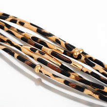 Load image into Gallery viewer, Leopard Leather Bracelet